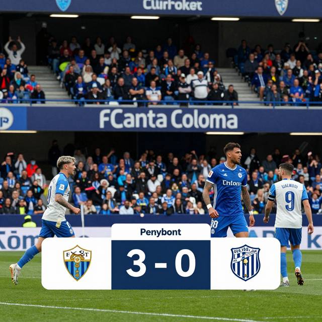FC Santa Coloma hủy diệt Penybont 3-0, giành vé đi tiếp